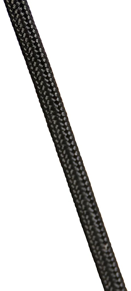 Priemyselné závesné svietidlo čierne 5-svetlo - Cava