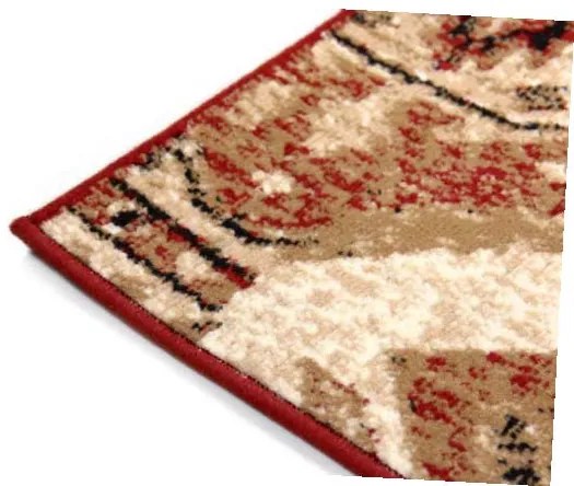 Sintelon, Kusový koberec Practica A2 / CEC, 200x300, červená, chodba / predsieň