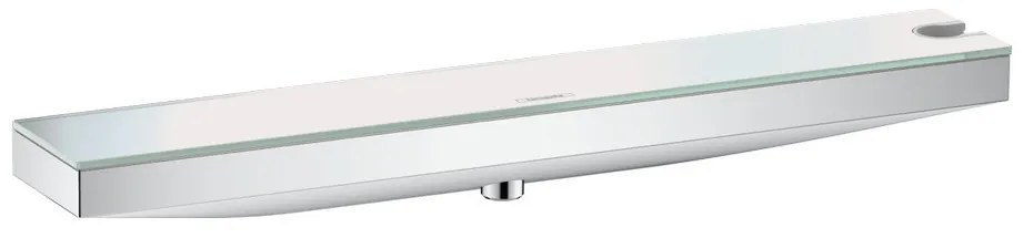 Hansgrohe Rainfinity, nástenná prípojka hadice Porter 500 a polička PRAVÁ, chróm, HAN-26858000