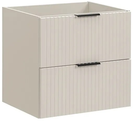 Závěsná skříňka Adele Cashmere s deskou 60 cm kašmírová/dub evoke