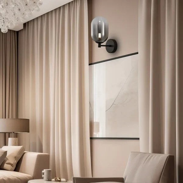 Nástenná lampa ALIAS 1xG9/8W/230V čierna/šedá