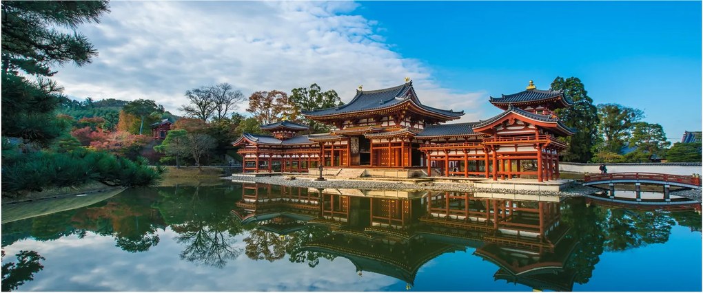 Obraz - Chrám Byodo-in, Japonsko (120x50 cm)
