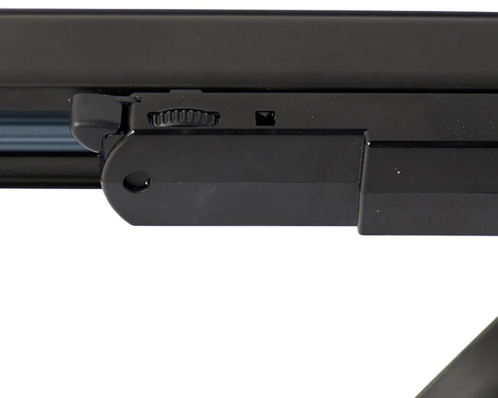 Koľajnicový systém čierny vrátane LED stmievateľný 3-svetlo 3-fázový pravý - Ruler 38