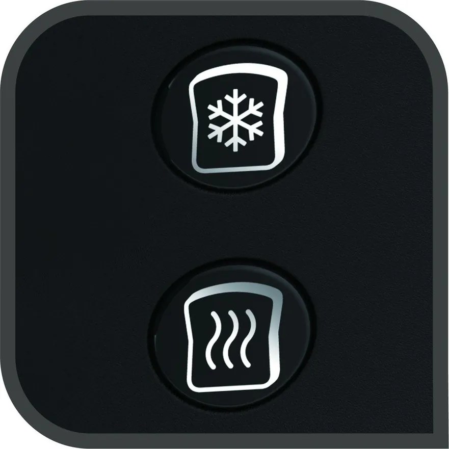 Čierny/v striebornej farbe hriankovač Subito TT340830 – Tefal