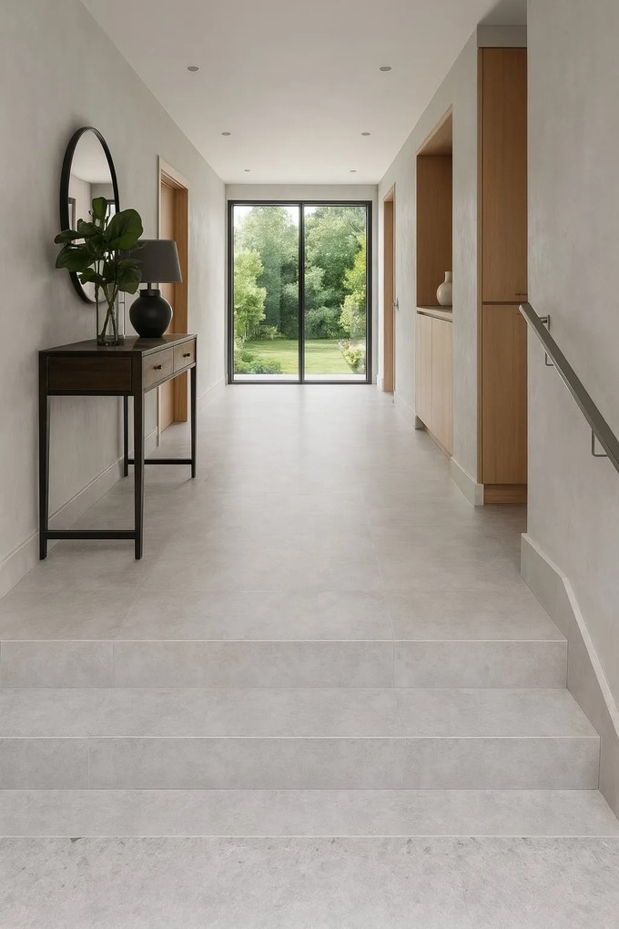 PVC podlaha - lino Traffic 50 644-03 Prato, na mieru, šíře 2m,4m, šedá, bez podkladu, chodba / predsieň, Lentex