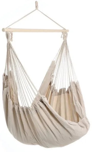 InternetovaZahrada Závesné kreslo - krémové