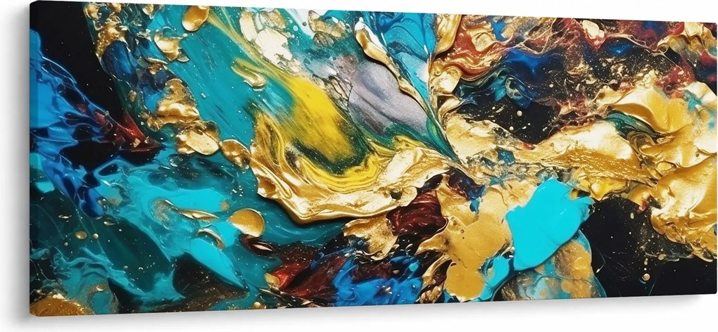 Obraz - Textúrovaná olejomaľba (120x50 cm)
