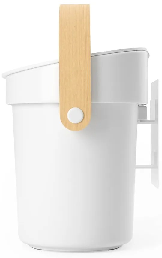 Biela nádoba na kompostovateľný odpad 4 l Bellwood – Umbra