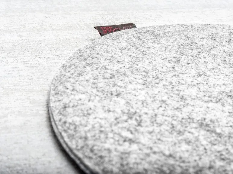 Magma Podložka na sedenie Avaro, 4 kusy (okrúhly, sivá)  (100247989)