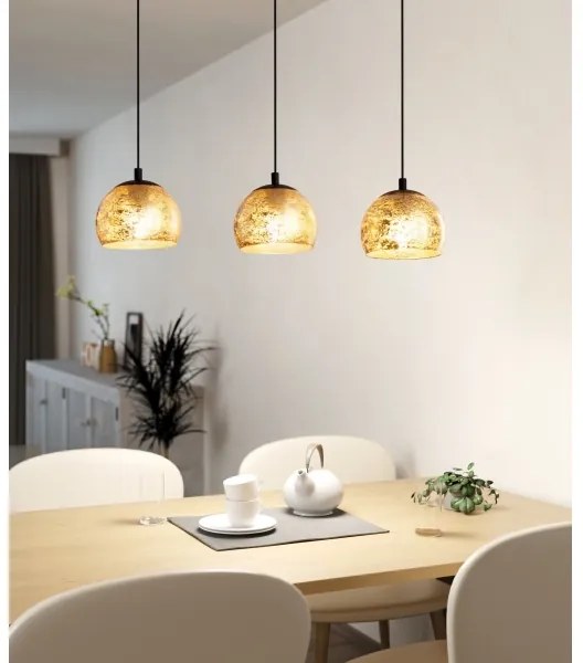 Eglo 98525 - Luster na lanku ALBARACCIN 3xE27/40W/230V