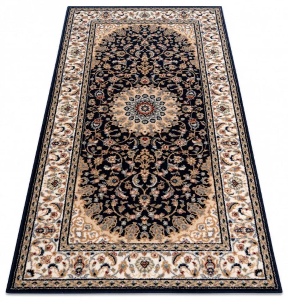 Vlnený kusový koberec Abdul čierny 200x300cm