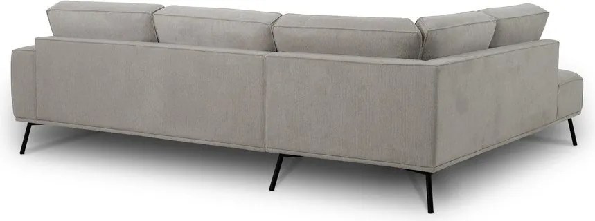 Sivobéžová ženilková rohová pohovka (ľavý roh/do L) Amsterdam – Scandic