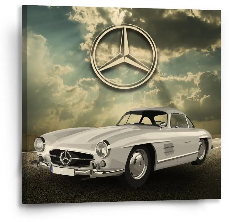 Sablio Obraz Mercedes-Benz 300 SL Na ceste - 50x50 cm