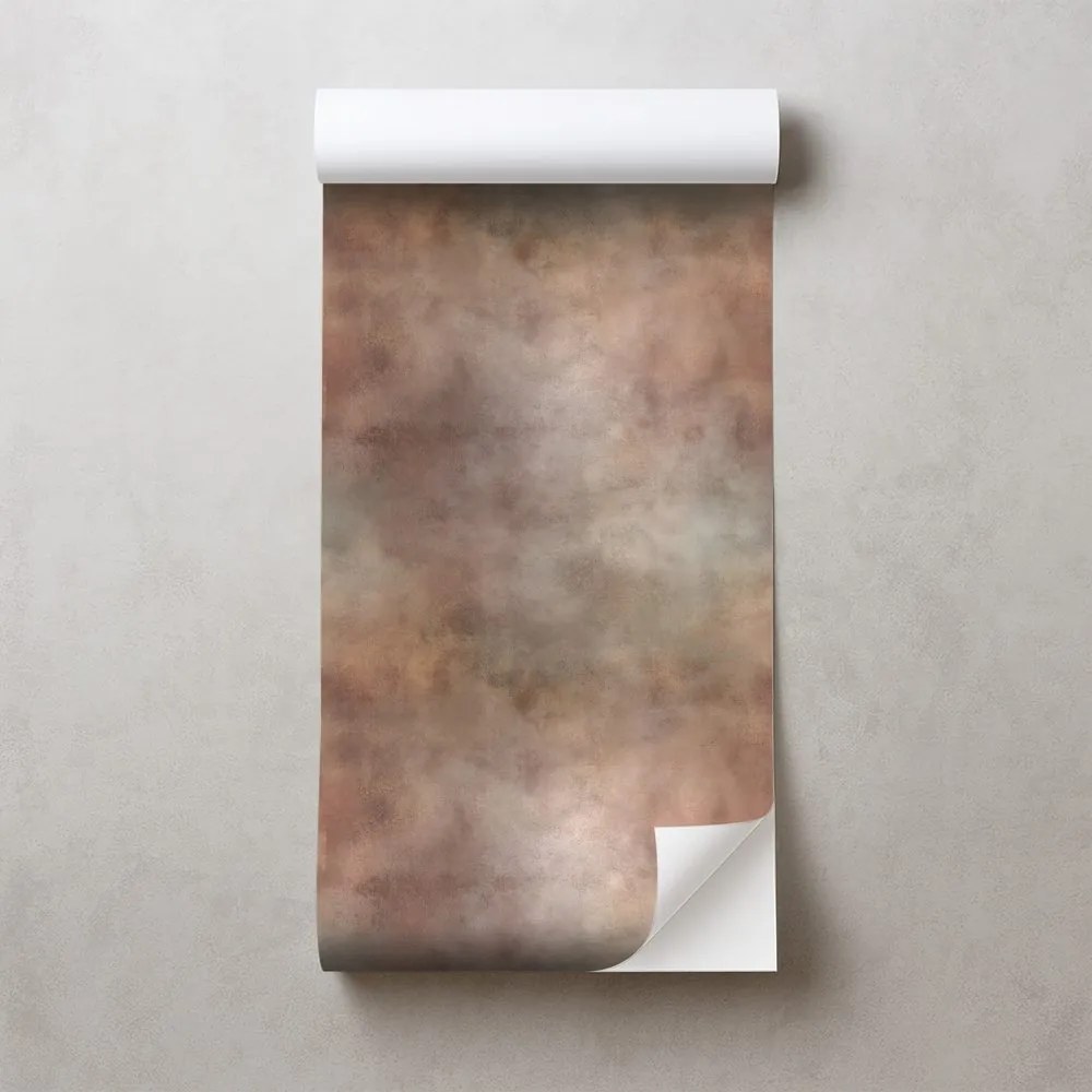 Samolepiaca tapeta jemné zemité akvarelové tóny