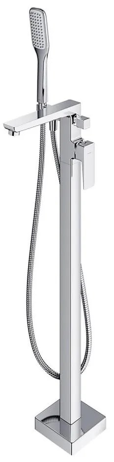 OMNIRES PM7433CR - Voľne stojacia vaňová sada s batériou PARMA lesklý chróm