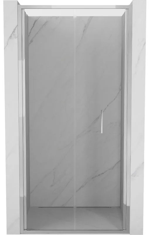 Mexen Exo, skladacie dvere do otvoru 95x200 cm, 6mm číre sklo, chrómový profil, 816-095-000-01-00