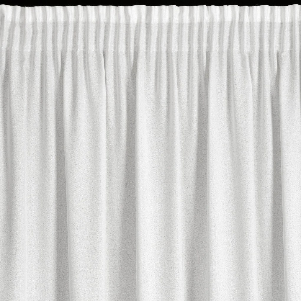 ZÁVES NA PÁSKE ERIS 140X270 CM BIELA