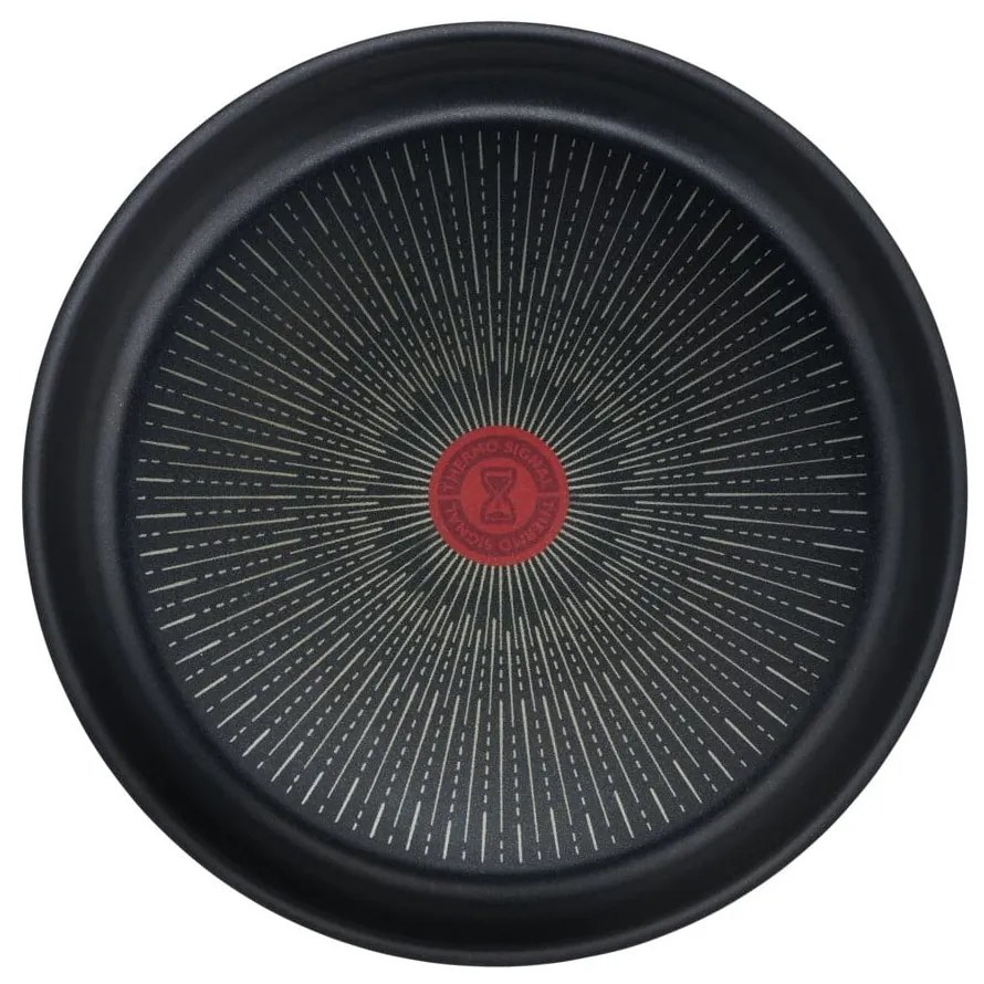 Hliníkové hrnce v súprave 3 ks s nepriľnavým povrchom/s odnímateľnou rukoväťou na indukčný varič INGENO Eco Resist L3979202 – Tefal