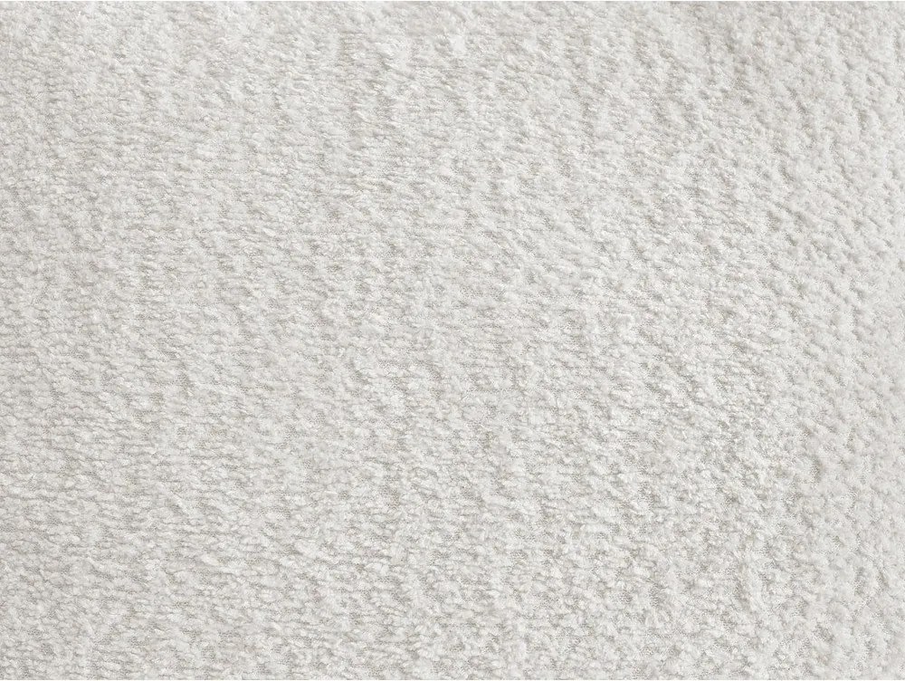 Biela rohová pohovka z textílie buklé (pravý roh/s leňoškou) Azra – Bobochic Paris