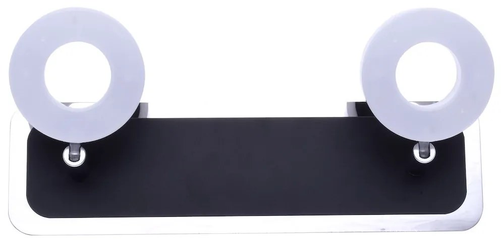 Bodové LED svietidlo Sole, 2x LED 10w, 4000k, ch/b