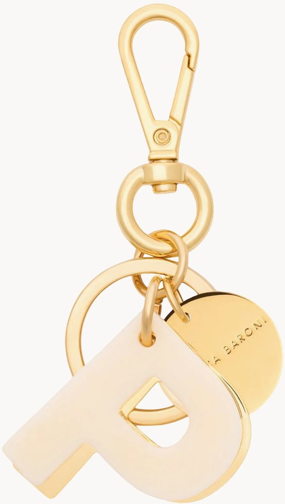 Ručne vyrobený prívesok na kľúče's Letter P by Vanessa Baroni