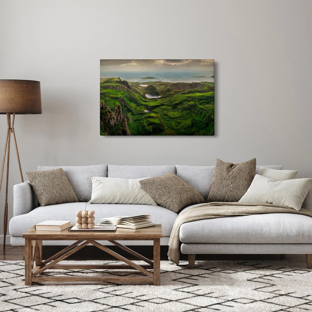 Obraz - Quiraing, Škótsko (90x60 cm)