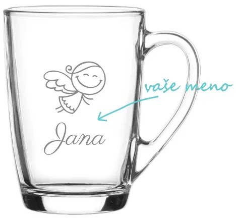 Personalizovaný hrnček s anjelom a menom 300 ml