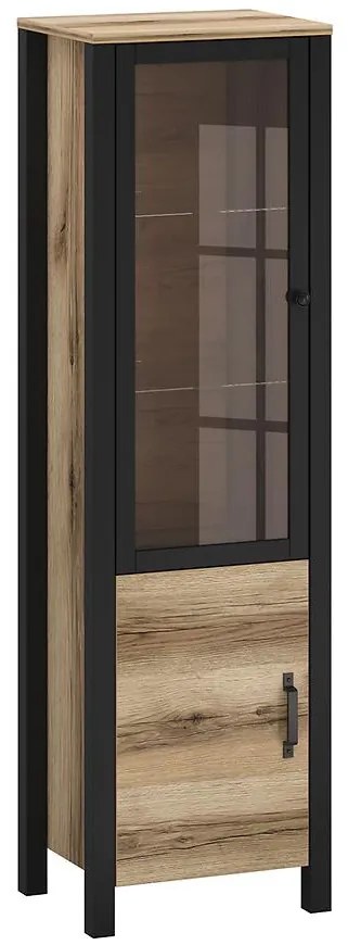 Vitrína Derby A Light + Black