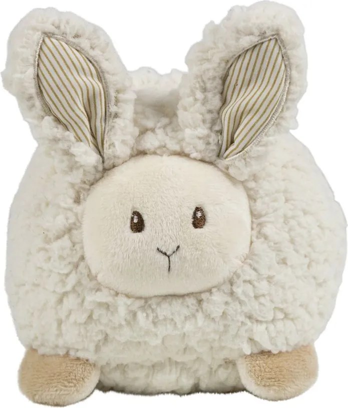 Plyšový biely zajac Cuddly Sweet – 17 cm
