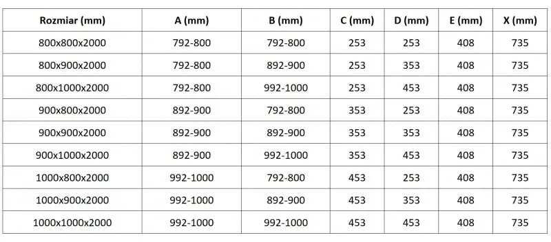 Mexen Lunar, L pravý polkruhový sprchový kút 80 x 70 cm, 8mm číre sklo, čierny profil, 833L-080P-070L-70-00