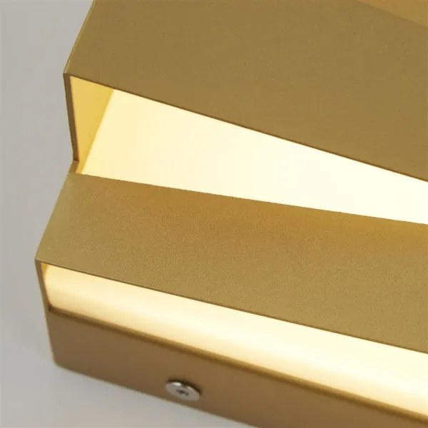 Searchlight 86410GO - LED nástenné svietidlo SECTION LED/18W/230V zlaté