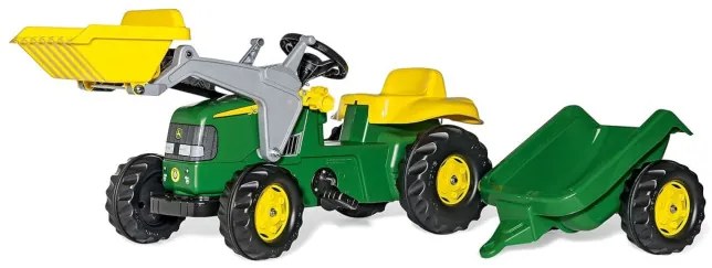 Šlapací traktor s lyžicou a prívesom Rolly Toys 811496 John Deere