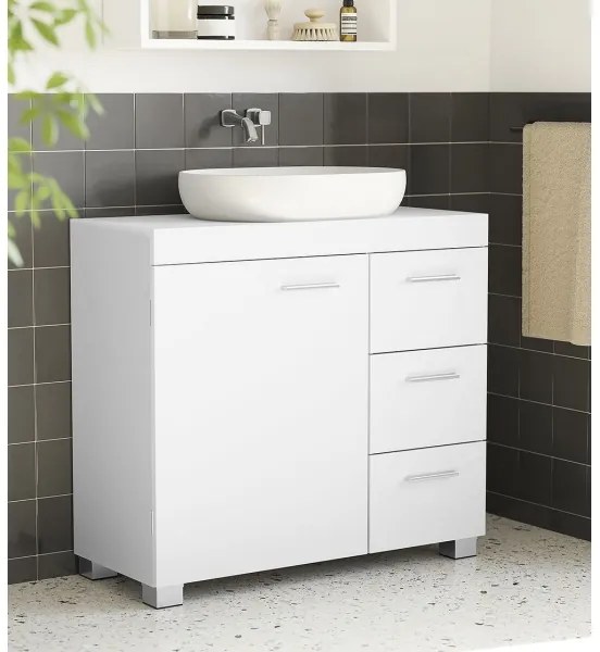 Kúpeľňová skrinka NICO biela