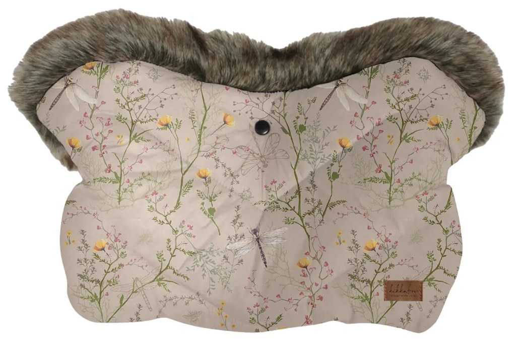 Rukavice na kočík Luxury Secret Garden Beige