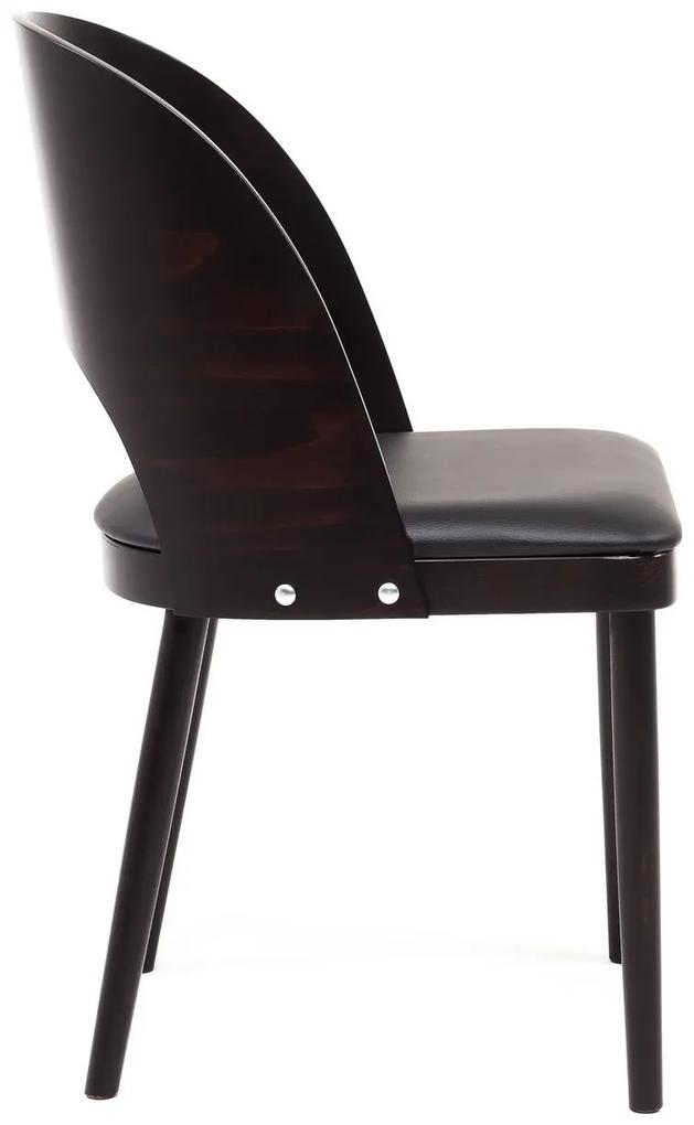 FAMEG Avola - A-1411 - jedálenská stolička Farba dreva: dub štandard, Čalúnenie: koža L2