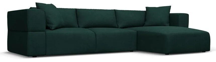 Zelená rohová pohovka, pravý roh Esther - Milo Casa