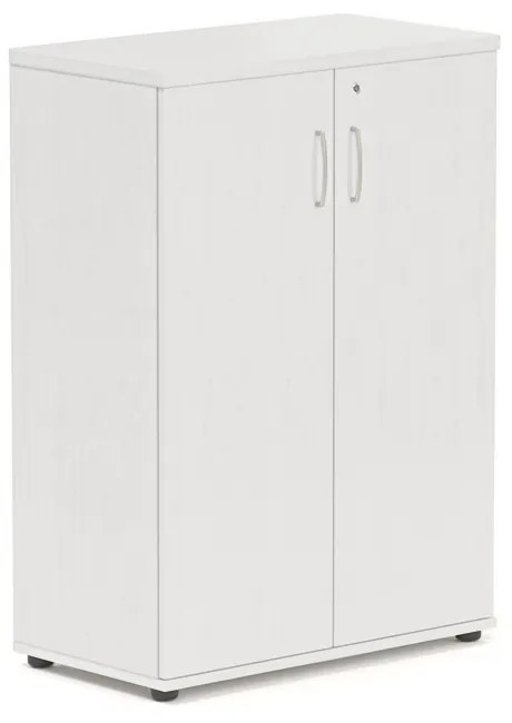 Stredná skriňa Visio 80 x 38,5 x 113 cm, biela