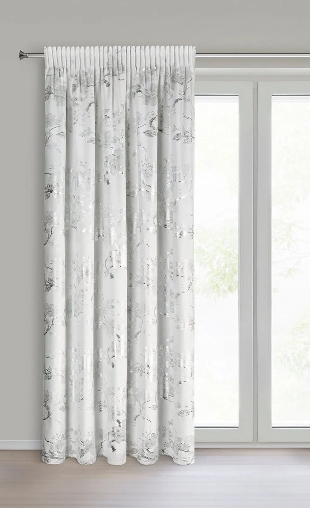 ZATEMŇOVACÍ ZÁVES NA PÁSKE CELIA 140X270 CM VZOROVANÁ