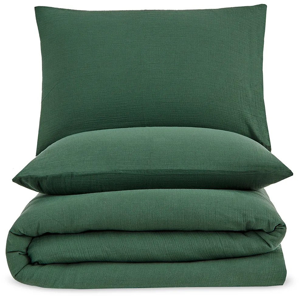 4Home Mušelínové obliečky Moss, 220 x 200 cm, 2 ks 70 x 90 cm