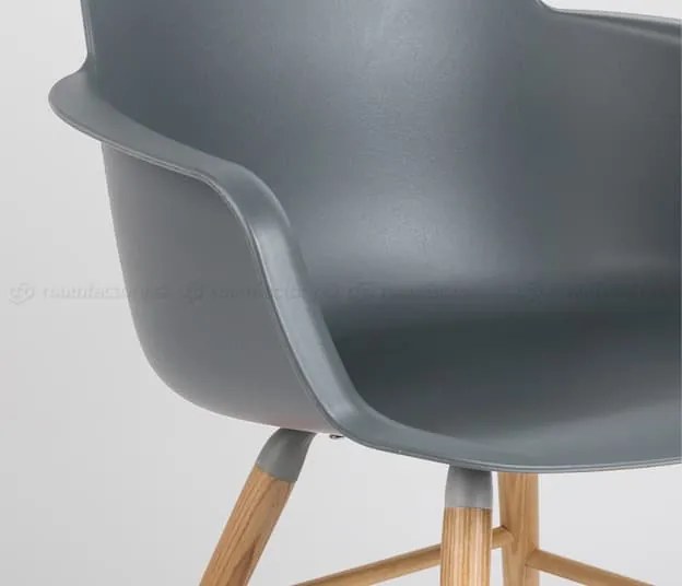 Zuiver Albert Kuip Armchair plastová stolička - Zelená