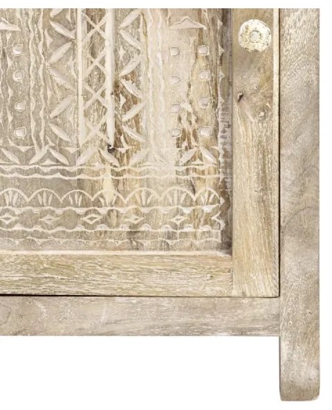 furniture-nabytek.cz - Masívna kúpeľňová skrinka Bitna z mangového dreva, lakovaná, prírodná farba – 43×35×180 cm