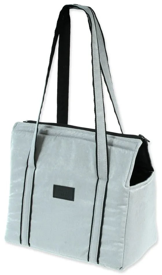 Svetlosivá prepravná taška pre psa Dog Fantasy Platinum – Plaček Pet Products