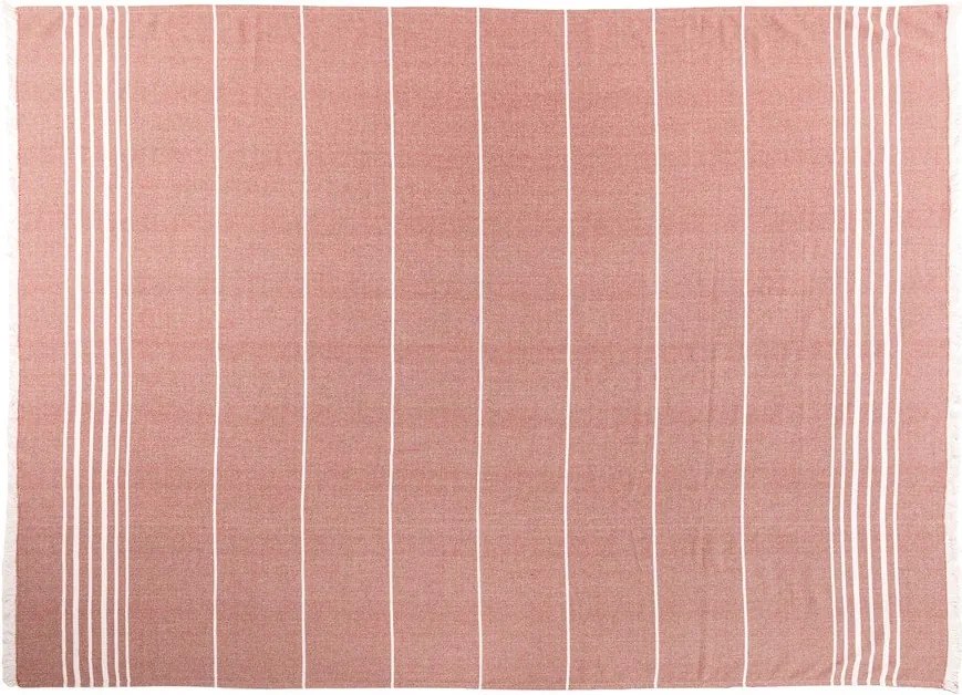 Bavlnená deka v terakotovej farbe 150x200 cm Solene – Tiseco Home Studio