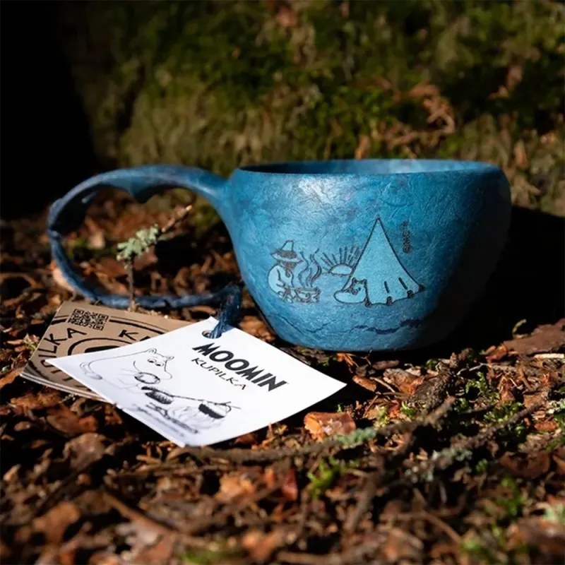 Hrnček kuksa Kupilka Moomin Camping 0,21l, modrý