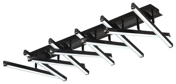 LED Stmievateľný prisadený luster LED/125W/230V 3000-6500K + diaľkové ovládanie