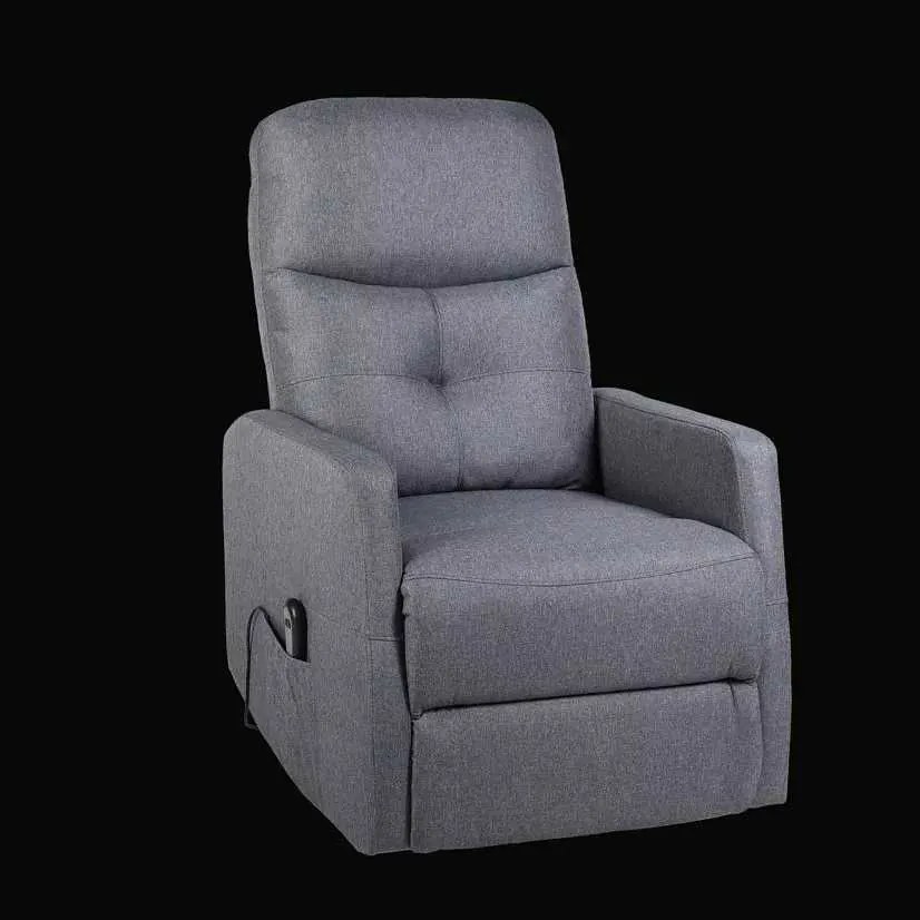 LuxuryForm DESIGN Elektricky polohovateľné televízne kreslo SEMIR - šedé