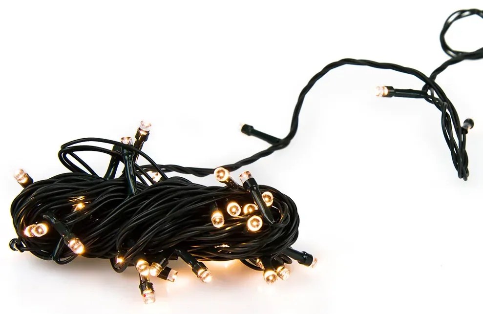 Vianočné osvetlenie - teplá biela - 50 m - 500 LED