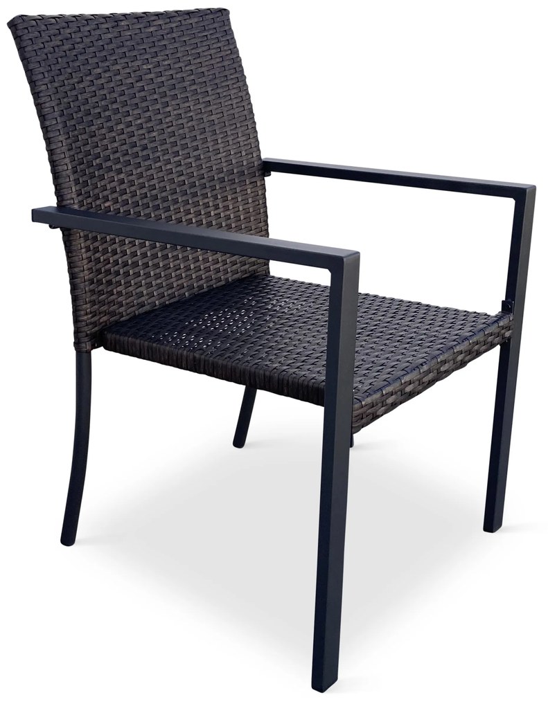 Záhradný jedálenský set Viking XL + 6x ratanová stolička Wicker Pat