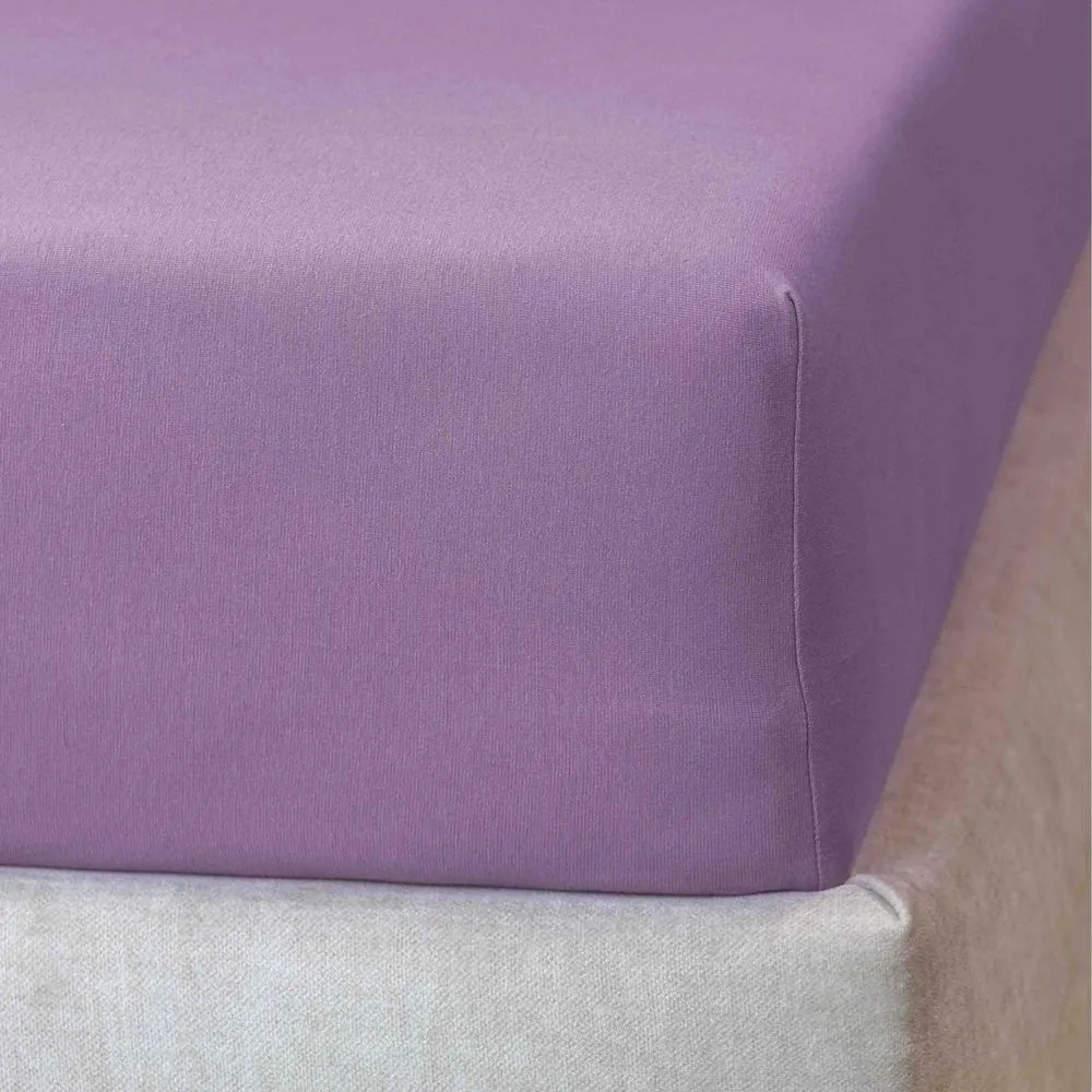 Polášek Jersey plachta s elastanom - Biela | 180 x 200 cm