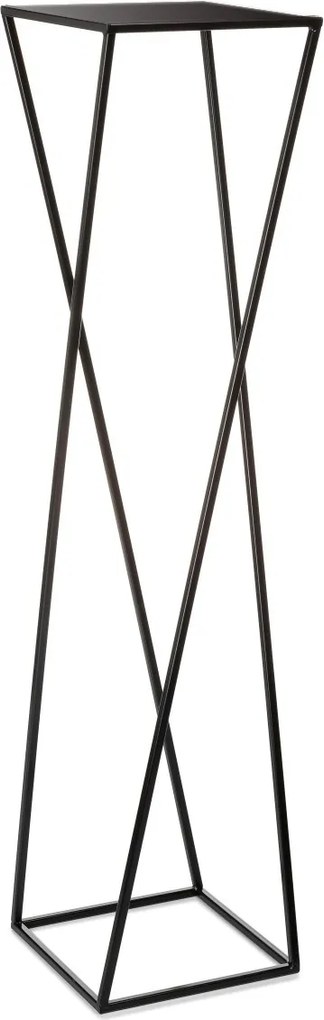 STOJAN NA KVETINÁČ LOFT4 100X24X24 CM ČIERNA